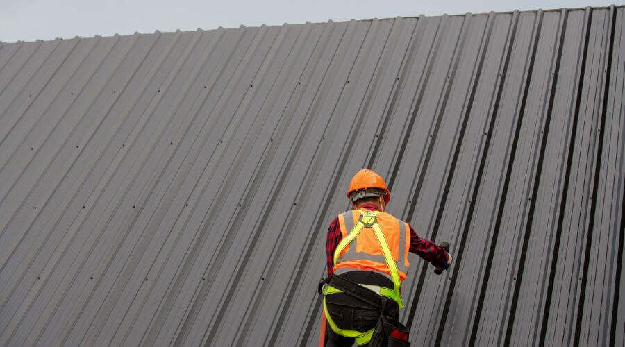 Professional metal roof installation services in High Hill, MO