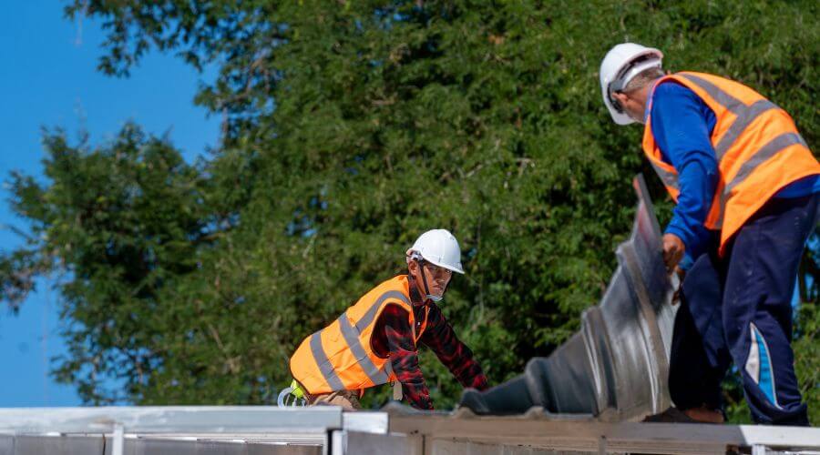 Professional metal roof installation in High Hill, MO